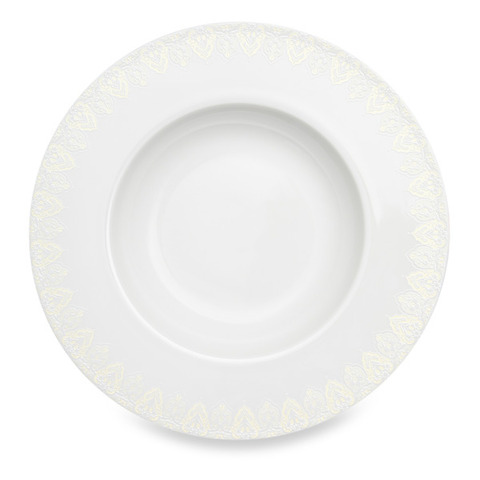 Тарелка суповая 23см Narumi Аврора жемчуг