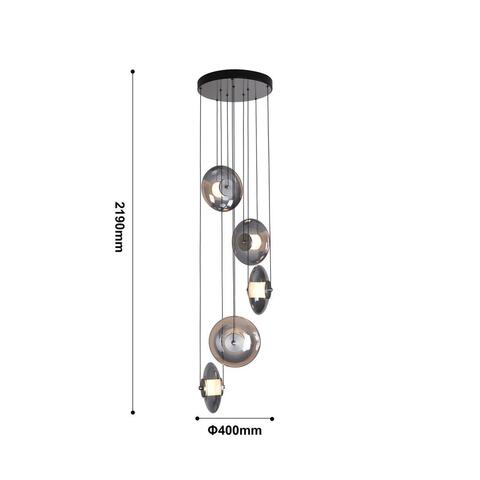 Подвесной светодиодный светильник Favourite Rulle 4373-5P