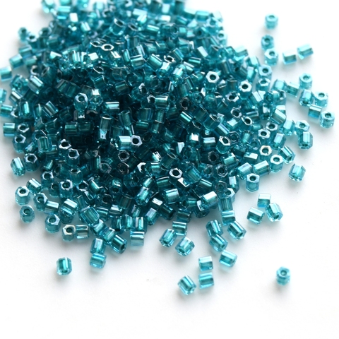 Бисер Тохо Hexagon 11/0 0377 бирюзовый