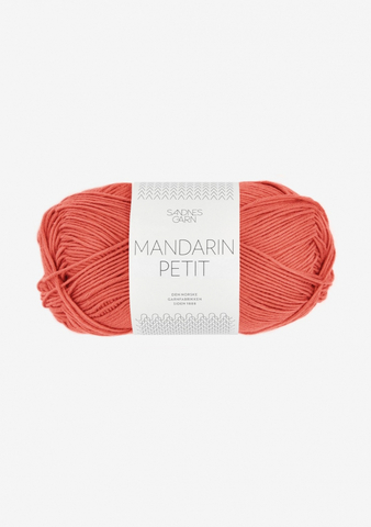 Пряжа Sandnes Garn Mandarin Petit 3528 оранжевый