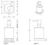 Decor Walther 0651677 Decor Walther CONTRACT WSP Дозатор мыла - настенный / матовое pvdпокрытие из нержавеющей с