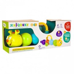 Игрушка развивающая Жирафики Сенсорная Говорящая гусеница 939498