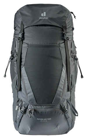 Картинка рюкзак туристический Deuter Futura Air Trek 45+10 SL black-graphite - 3
