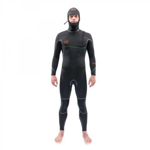 Гидрокостюм мужской длинный с капюшоном DAKINE Cyclone Zip Free Hooded 6/4mm