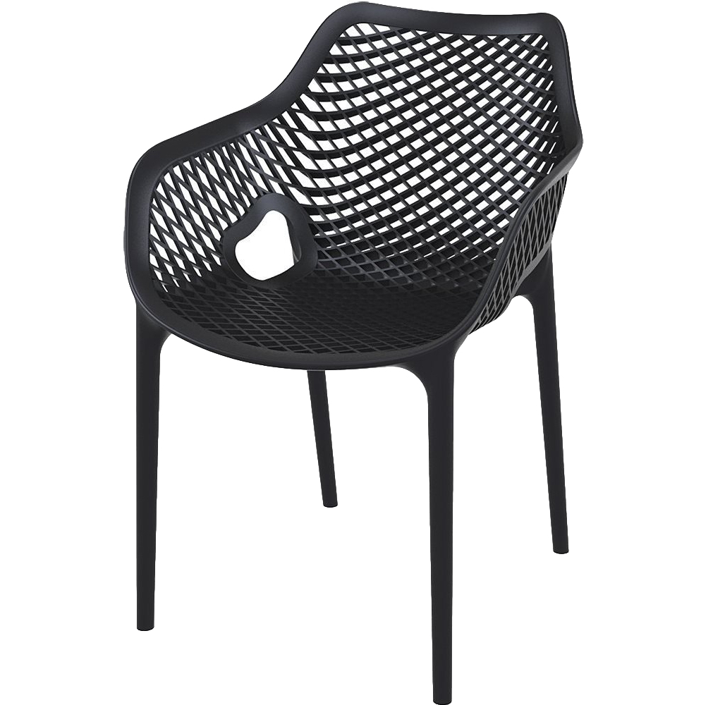 Пластиковое кресло Air XL черное | Siesta Contract | Турция