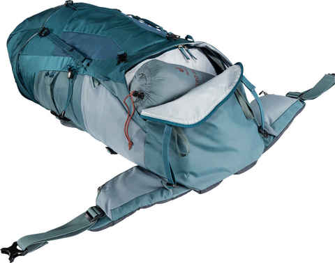 Картинка рюкзак туристический Deuter Aircontact Lite 65+10 arctic-teal - 4