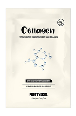 Тканевая маска с коллагеном PRETTYSKIN Total Solution Essential Sheet Mask Collagen