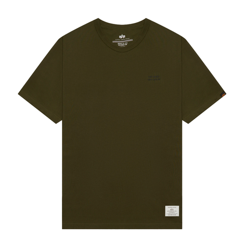 Футболка Alpha Industries PT Base Tee Olive (Зеленая)