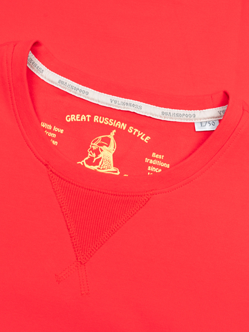 Джемпер красного цвета с круглым вырезом (XS/44, S/46, 3XL/56, 4XL/58) – Распродажа