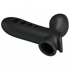 Насадка на пенис с эффектом расширения «Pretty Love Airbag Penis Sleeve Tyronn» черная