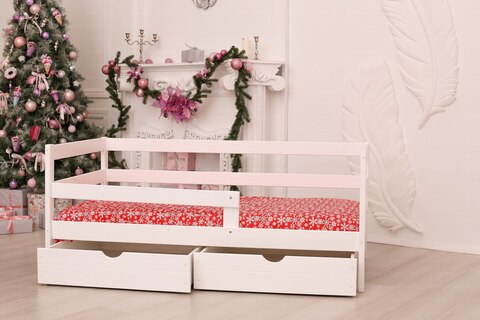 Подростковая кровать Софа Incanto «Dream Home» , цвет белый с ящиками