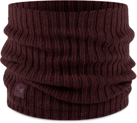 Модный шарф-труба Buff Neckwarmer Knitted Comfort Norval Maroon фото 1