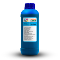Пигментные чернила INDI для HP Cyan 1000 мл