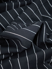 Вареный хлопок 110 гр/м2, ш. 240 см, чёрный/белый