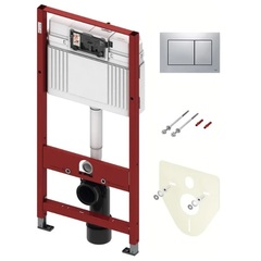 TECE TECEbase 9400412 инсталляция для подвесного унитаза 4в1 с панелью смыва ТЕСЕnow хром глянцевый