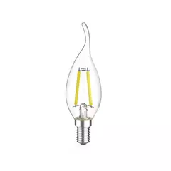 Лампа Gauss LED Filament Свеча на ветру 7W E14 580 lm 4100K 104801207