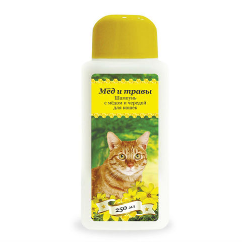 купить Пчелодар гигиенический шампунь с мёдом и чередой для кошек