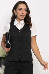 Жилет Мэнсфилд (черный) Б14085-13М LT Collection