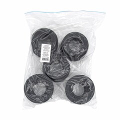 67-0-197 Манжета переходная трехлепестковая резиновая, черная , 40х73мм, 5шт. (Россия)