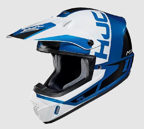 Мотошлем кроссовый HJC CS-MX II CREED MC2 синий/белый XL