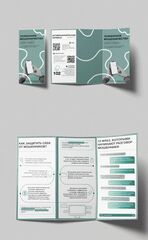 Печать буклетов "Гармошка" на заказ!