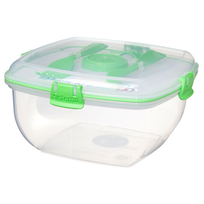 Контейнер для салата с охлаждающим элементом Sistema 