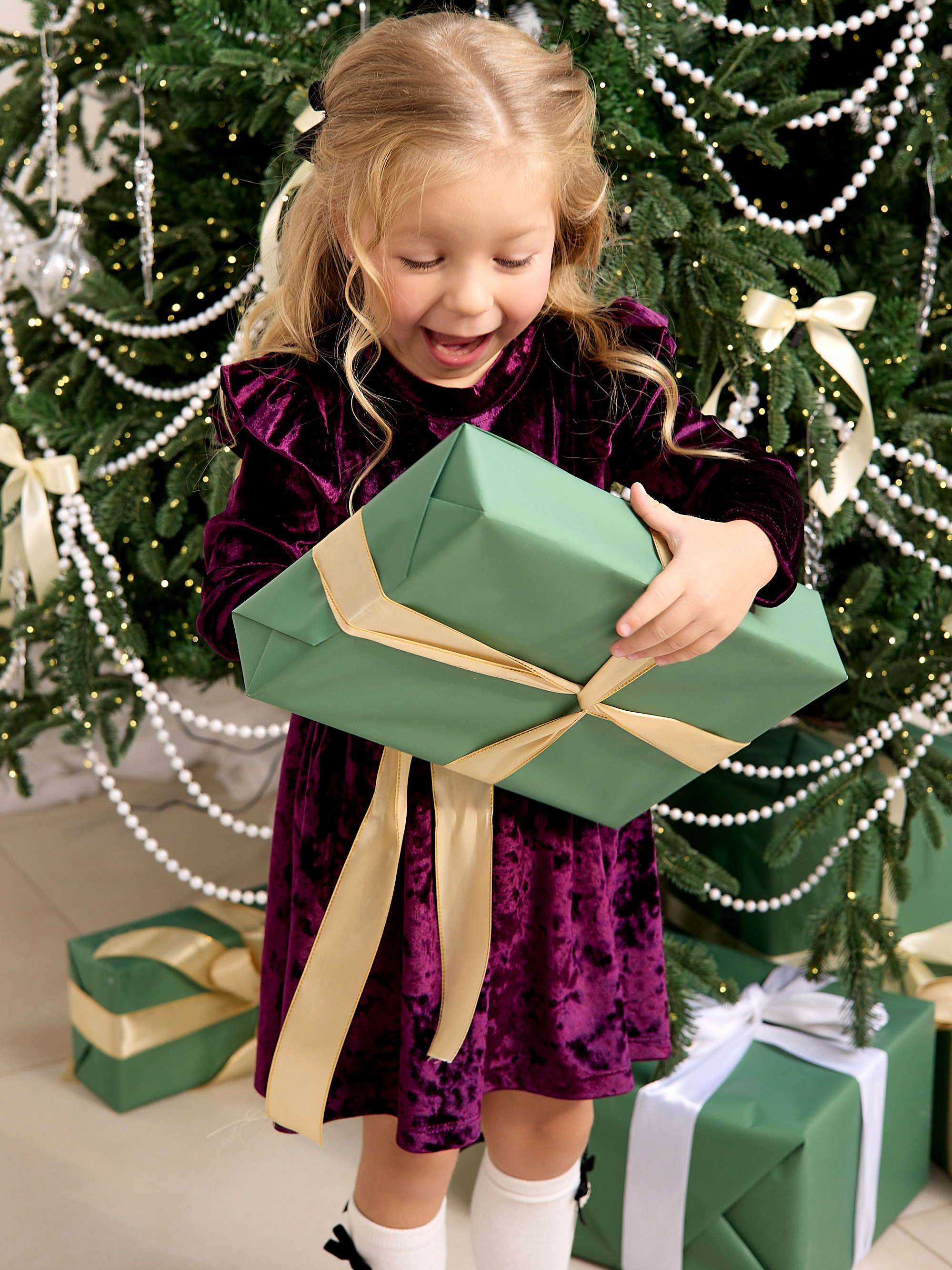 Платье Фея бархат слива