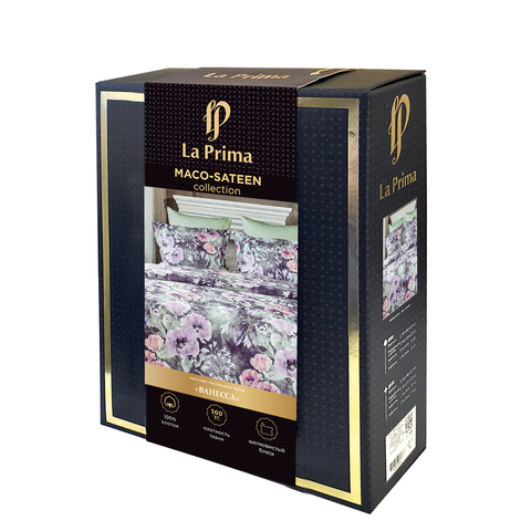 Постельное бельё LaPrima «Ванесса» мако-сатин (евро) - купить 6