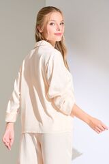 Пижамный топ с длинным рукавом LISCA PARIS 084389 | Сливочный пломбир