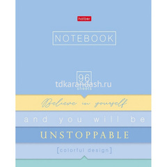 Тетрадь А5 96л клетка 