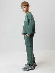 джемпер  для мальчика  КР 302843/темно-зеленый 5611 к608