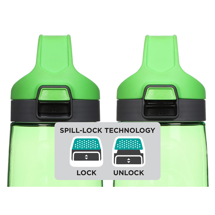 Бутылка для воды с кнопкой Sistema 