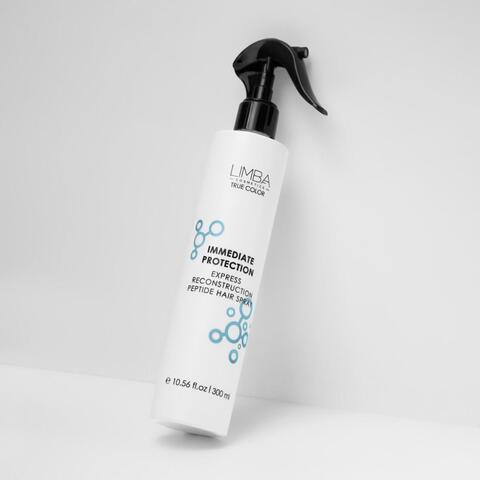 Limba Cosmetics Спрей Пептидный экспресс-восстановление для волос Immediate Protection,300мл (lmb45)