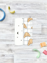 Сет из 2х пелёнок Mjölk Круассаны/Ночное небо