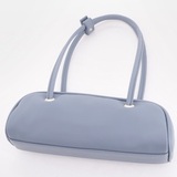 Сумка Саломея 2038 гладкий серо-голубой