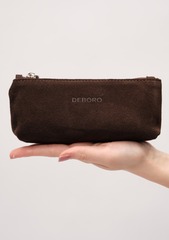 Замшевая косметичка Deboro 17-96 темно-коричневый