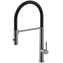 Lemark Beluga LMF-8074B-GM Смеситель для кухни с гибким изливом фото