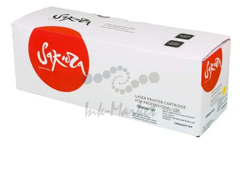 Картридж Sakura CB542A/716Y для HP, Canon, желтый, 1500 к.