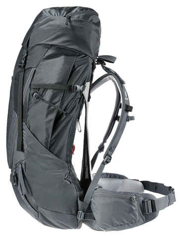 Картинка рюкзак туристический Deuter Futura Air Trek 45+10 SL black-graphite - 6