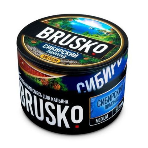 Кальянная смесь Brusko Medium - Сибирский Лимонад