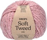 Пряжа Drops Soft Tweed 12 клубничный крем