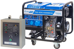Дизель генератор TSS SDG 6000EHA - [6 кВт / 27,1 А] с блоком АВР