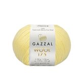 Пряжа Gazzal Wool 175 352 желтый ирис