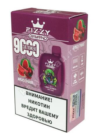 Fizzy Diamond Арбуз Гранат 9000 затяжек