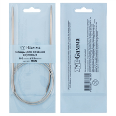 Спицы круговые Gamma MKN 100см, №3,5