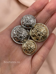 Пуговицы Герб10 золотые