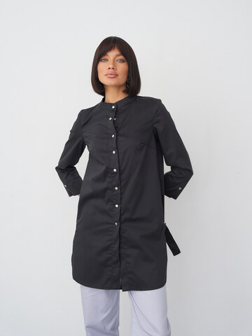 Халат женский м178 toray стретч черный55