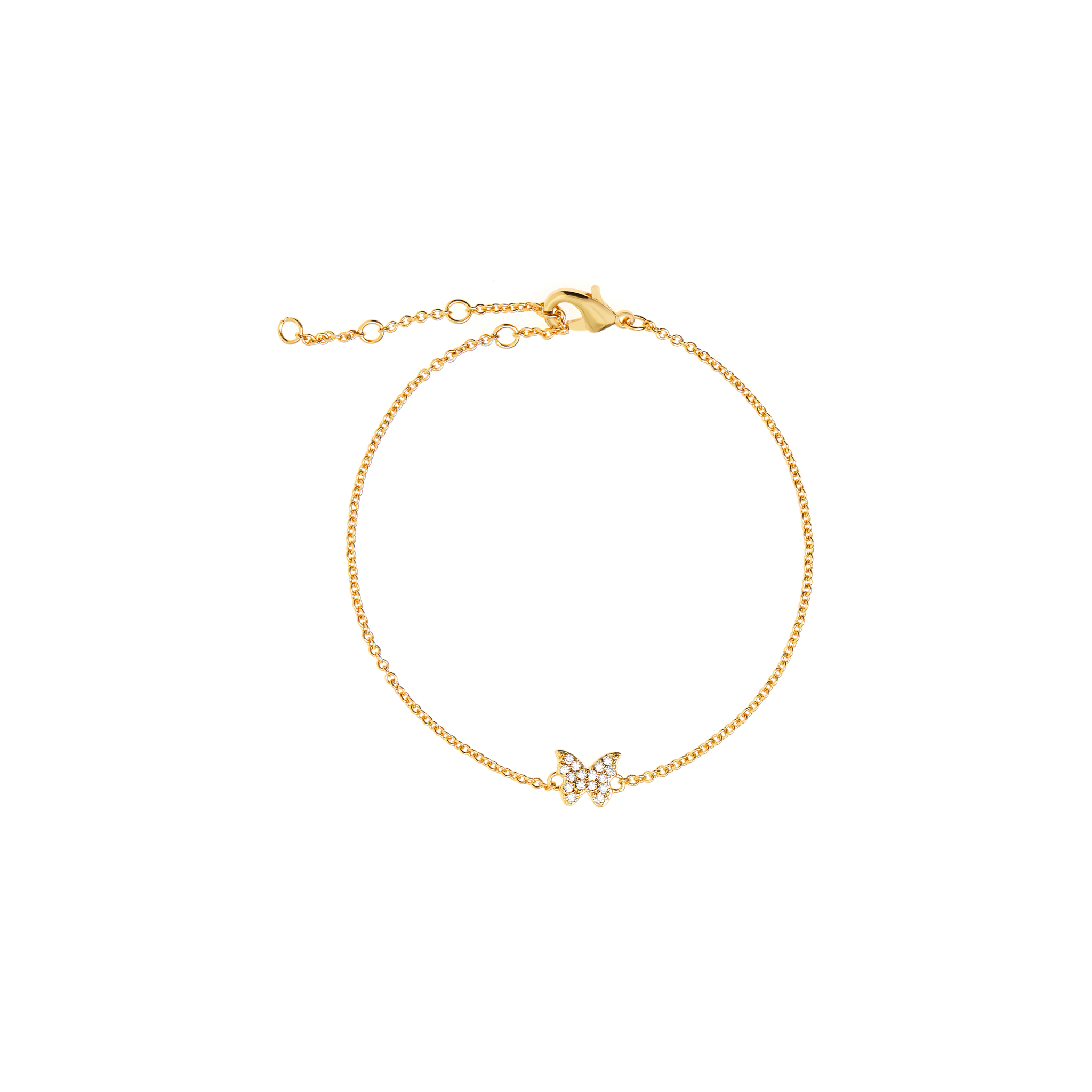 VIVA LA VIKA Браслет Shiny Butterfly Bracelet – Gold mya bay браслет shiny love bracelet