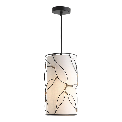 Светильник подвесной ST-Luce Черный/Бежевый E27 1*60W ROOT sl6228.403.01