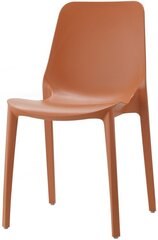 Стул пластиковый Scab Design Ginevra, терракотовый